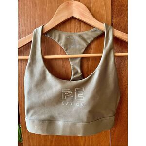 P.E. Nation | NWOT Revolve Racerback Logo Sports Bra Size